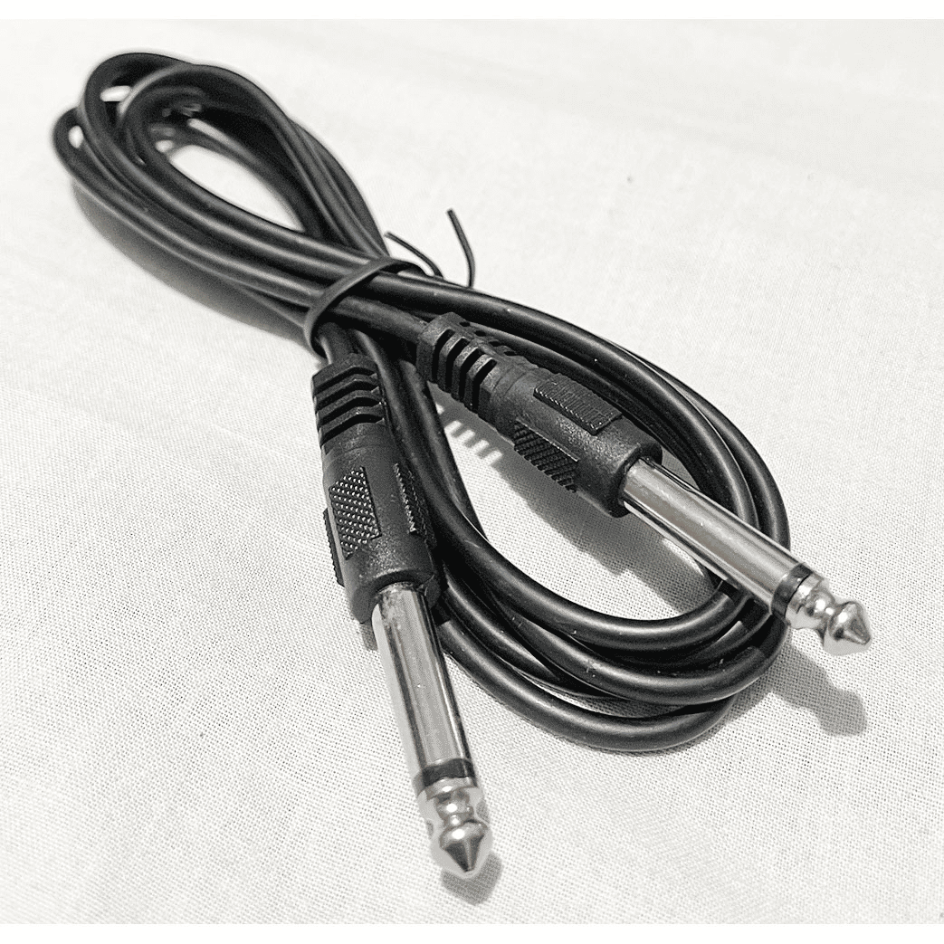 6.35mm 1/4 Inch Mono Instrument Cable Patch Cord