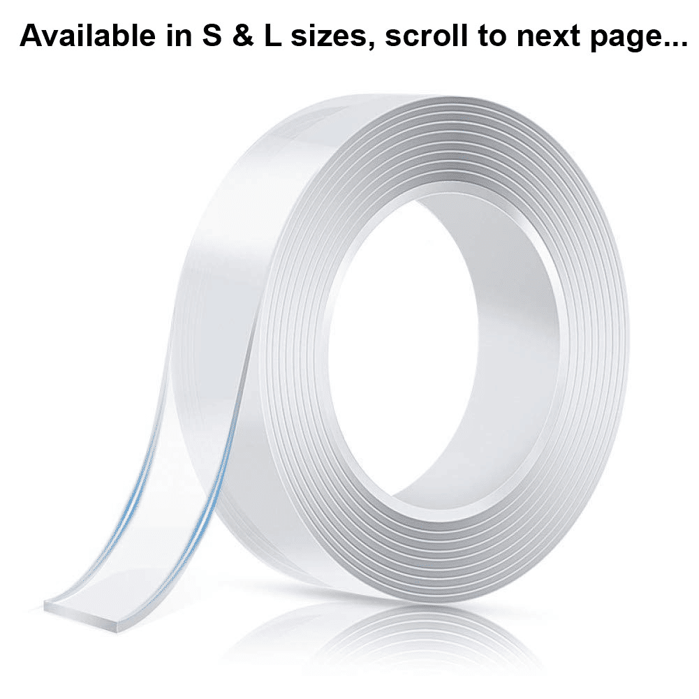 Generic Nano Gel Tape Double Sided Reusable Adhesive Clear