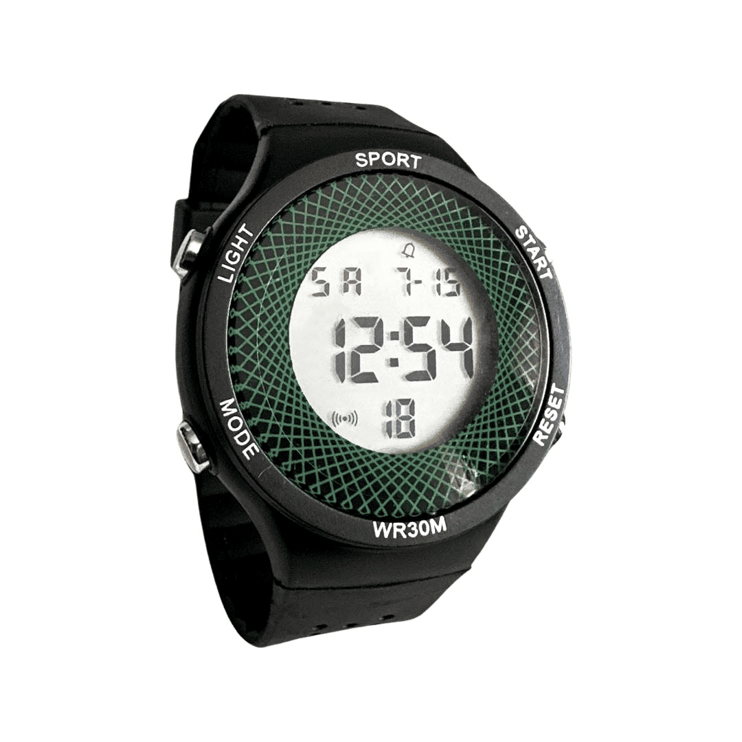 Waterproof Digital Sport Watch Silicone Unisex Quartz Athletic Timepiece