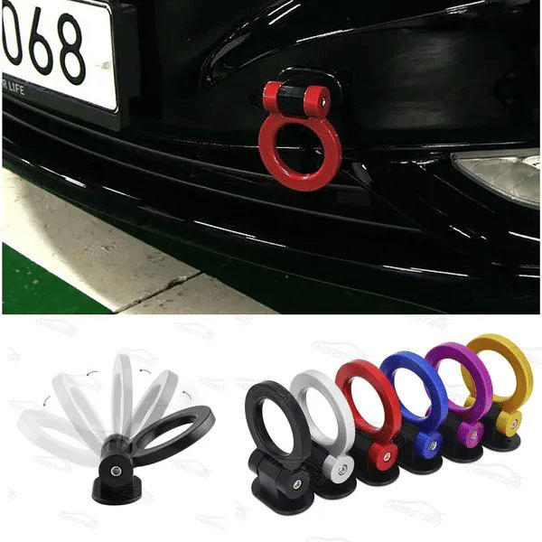 Dummy Tow Hook Kit Car Bumper Decorative Sticker Accessory