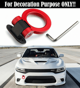 Dummy Tow Hook Kit Car Bumper Decorative Sticker Accessory