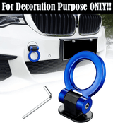 Dummy Tow Hook Kit Car Bumper Decorative Sticker Accessory