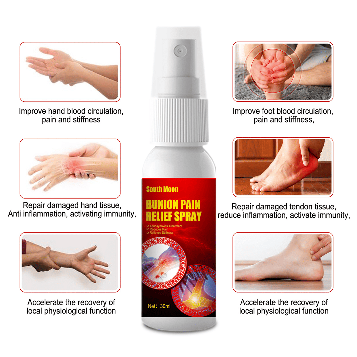 South Moon 30ml Pain Relief Spray for Bunion and Joint Care