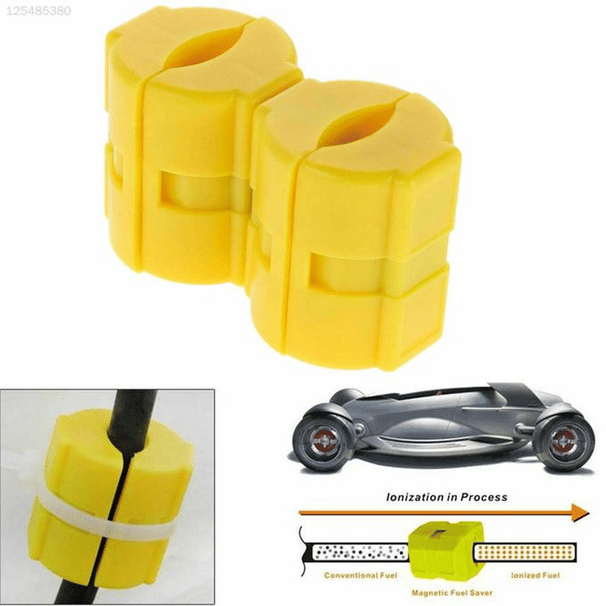 Magnetic Gas Fuel Power Saver 2pcs Car Emission Reducer