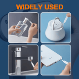 10-Piece Multifunctional Showerhead and Gap Cleaning Brush Set White