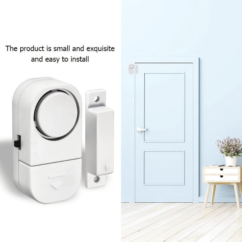 Wireless Door Window Magnetic Sensor 5-Piece Security Alarm Set