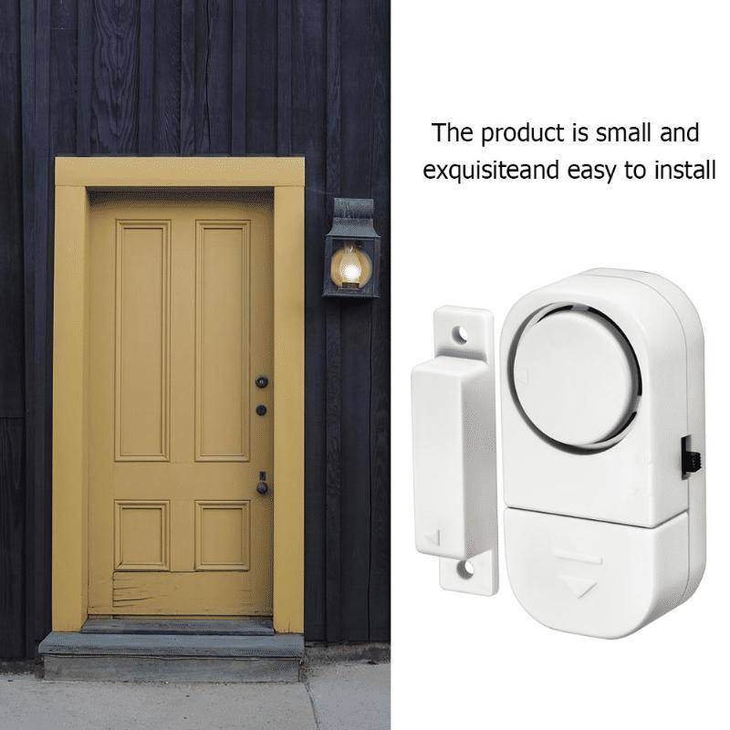 Wireless Door Window Magnetic Sensor 5-Piece Security Alarm Set