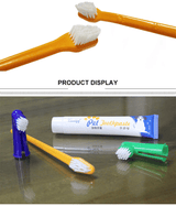 Oral Care Toothpaste and Toothbrush Set for Dogs and Cats
