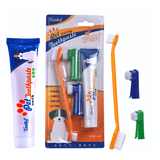 Pet Toothbrush Toothpaste Set for Dogs and Cats Dental Care