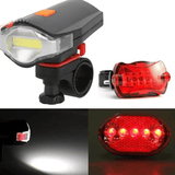 Kiakuo KK-660 2-in-1 Bicycle Light Set Black