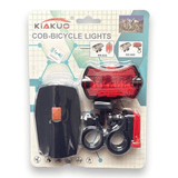 Kiakuo KK-660 2-in-1 Bicycle Light Set Black