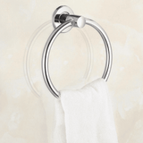 Stainless Steel Round Bath Towel Ring Holder Polished Finish
