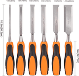 Chrome-Vanadium Steel Wood Carving Chisel Durable Carpentry Tool