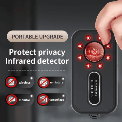 Spy Hidden Camera Detector K96 Anti-Spy RF Signal Finder Black