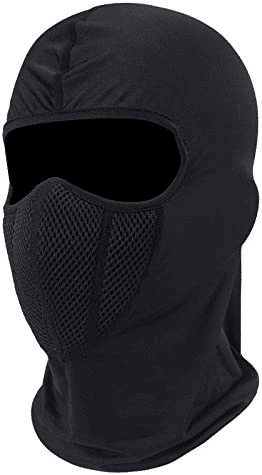 Tactical Full Face Balaclava Mask Windproof Motorcycle Cycling Black