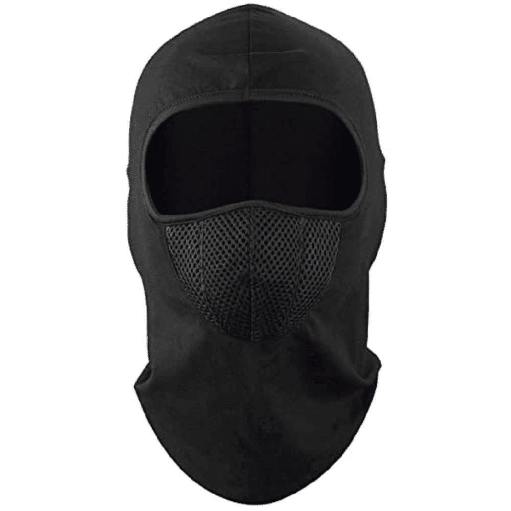 Tactical Full Face Balaclava Mask Windproof Motorcycle Cycling Black