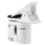 60X Magnifying Clip Microscope for Smartphones with LED UV Light