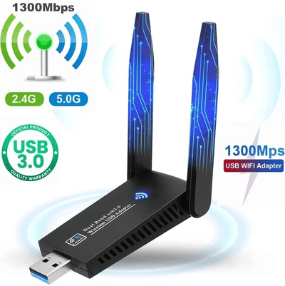 PC-LinKAVEniR 1300Mbps Dual Band USB 3.0 WiFi Adapter