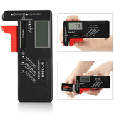Digital Battery Capacity Tester for 9V AA AAA Button Cells Black