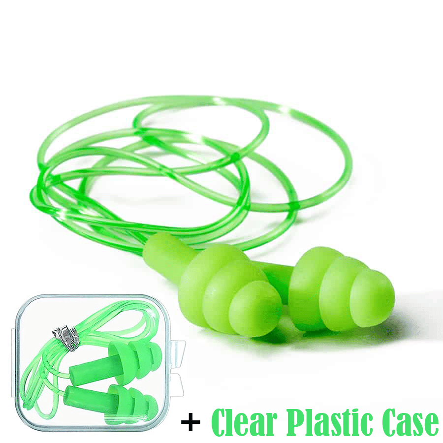 Reusable Silicone Ear Plugs for Sleeping and Noise Reduction