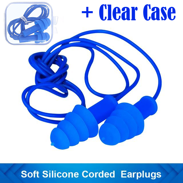 Soft Silicone Swimming Ear Plugs for Noise Reduction