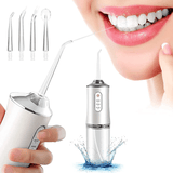 Portable Oral Irrigator Dental Water Flosser 220ml 3 Modes IPX7
