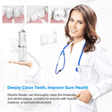 Portable Oral Irrigator Dental Water Flosser 220ml 3 Modes IPX7