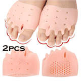 Silicone Forefoot Gel Pads Toe Separator Pain Relief Insoles 2pcs