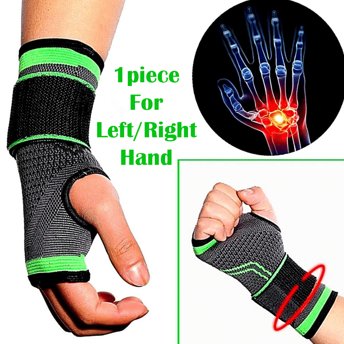 Compression Wrist Brace Hand Support Glove for Arthritis Carpal Tunnel