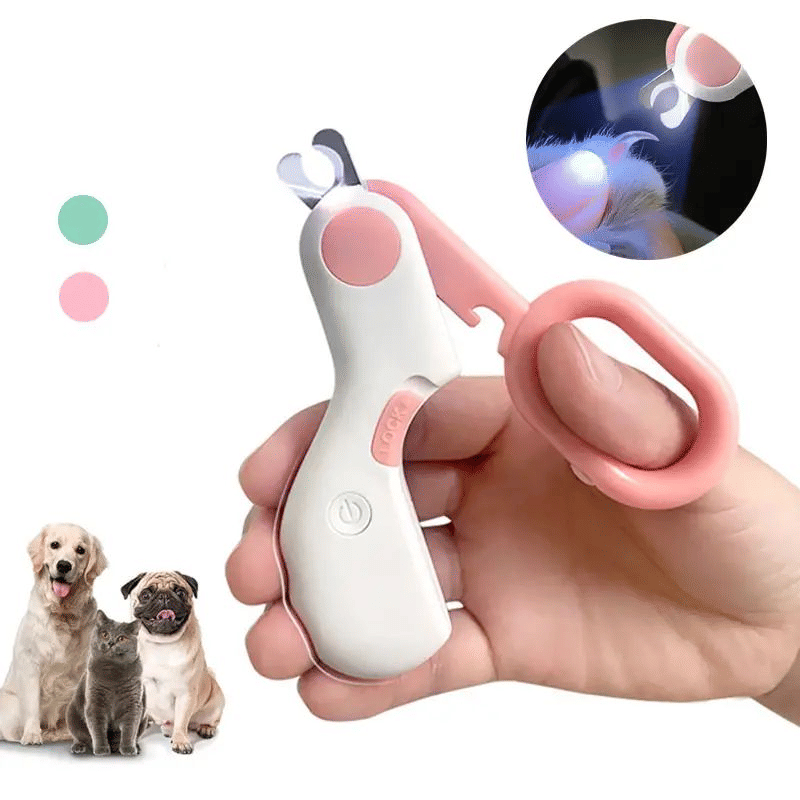 Professional Cat & Puppy Nail Clipper with LED Light