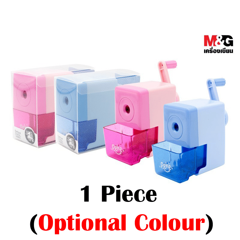 M&G Auto-Feed Mini Hand Crank Pencil Sharpener for Wooden Pencils