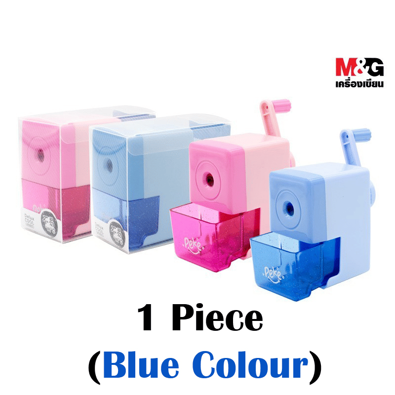 M&G Auto-Feed Mini Hand Crank Pencil Sharpener for Wooden Pencils