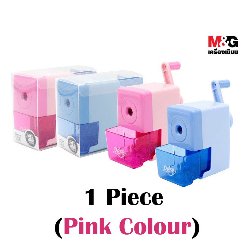 M&G Auto-Feed Mini Hand Crank Pencil Sharpener for Wooden Pencils