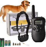 Remote Control Pet Dog Training Collar System 300m 100LV 998D