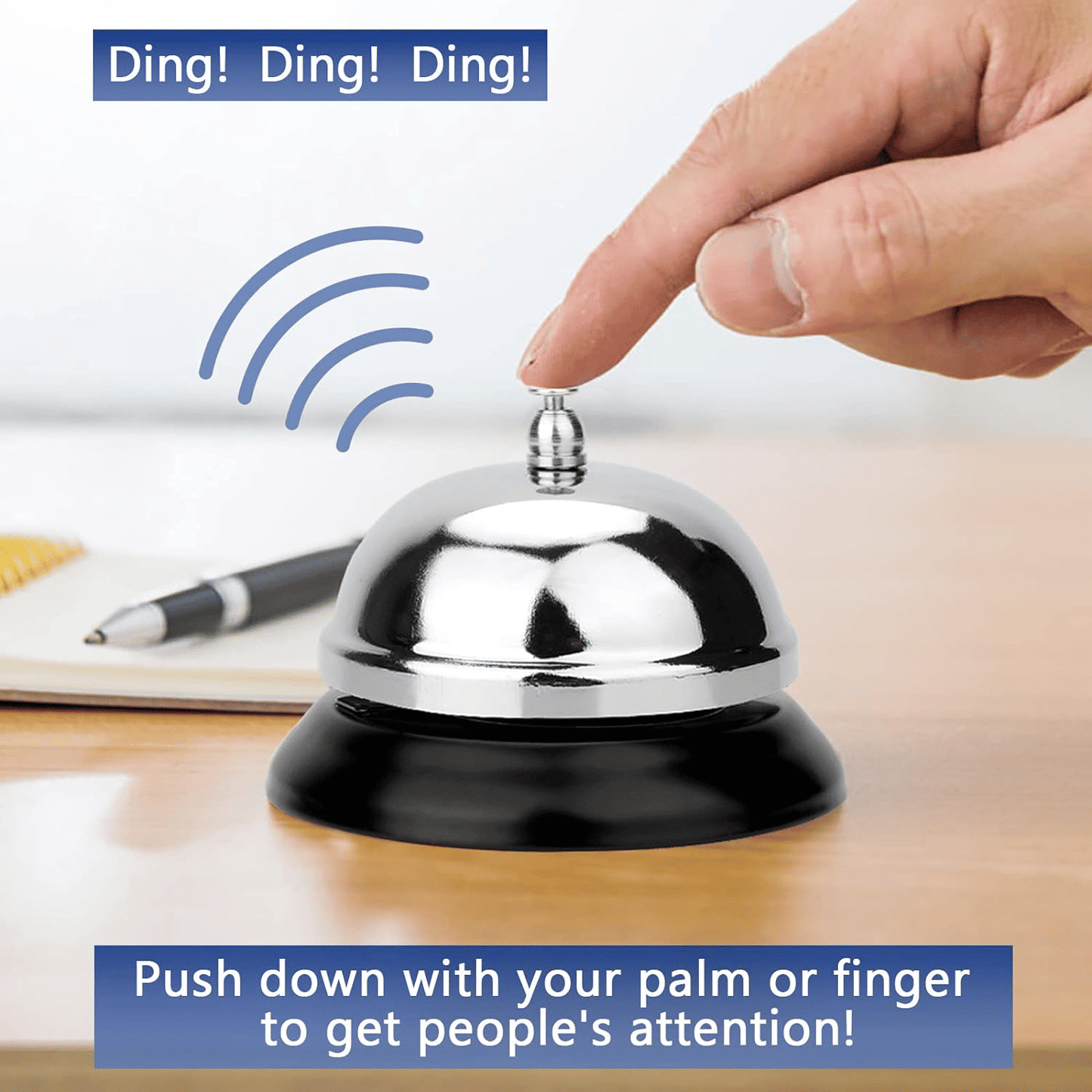 Service Call Bell Metal Anti-Rust Desk Restaurant Hotel