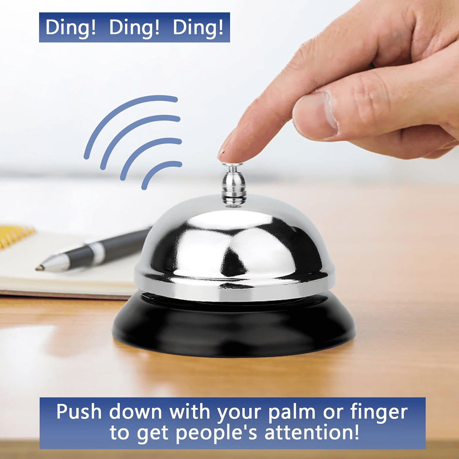 Service Call Bell Metal Anti-Rust Desk Restaurant Hotel