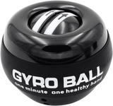 Power Wrist Trainer Ball Auto-Start Gyroscope Hand Strengthener Black