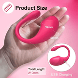 Generic Wearable App-Controlled G-Spot Vibrator With Remote Clitoral Stimulator