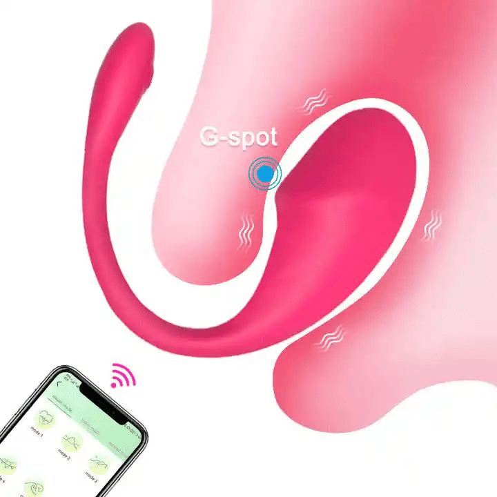 Generic Wearable App-Controlled G-Spot Vibrator With Remote Clitoral Stimulator