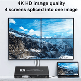 4K 2x2 HDMI Video Wall Controller 4 Screen Processor Splicer