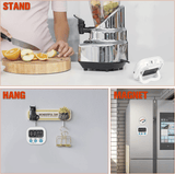 Magnetic Digital Kitchen Timer 2 Pack Loud Alarm White