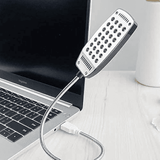 28 LED Flexible Reading Desk Lamp USB Powered Book Light