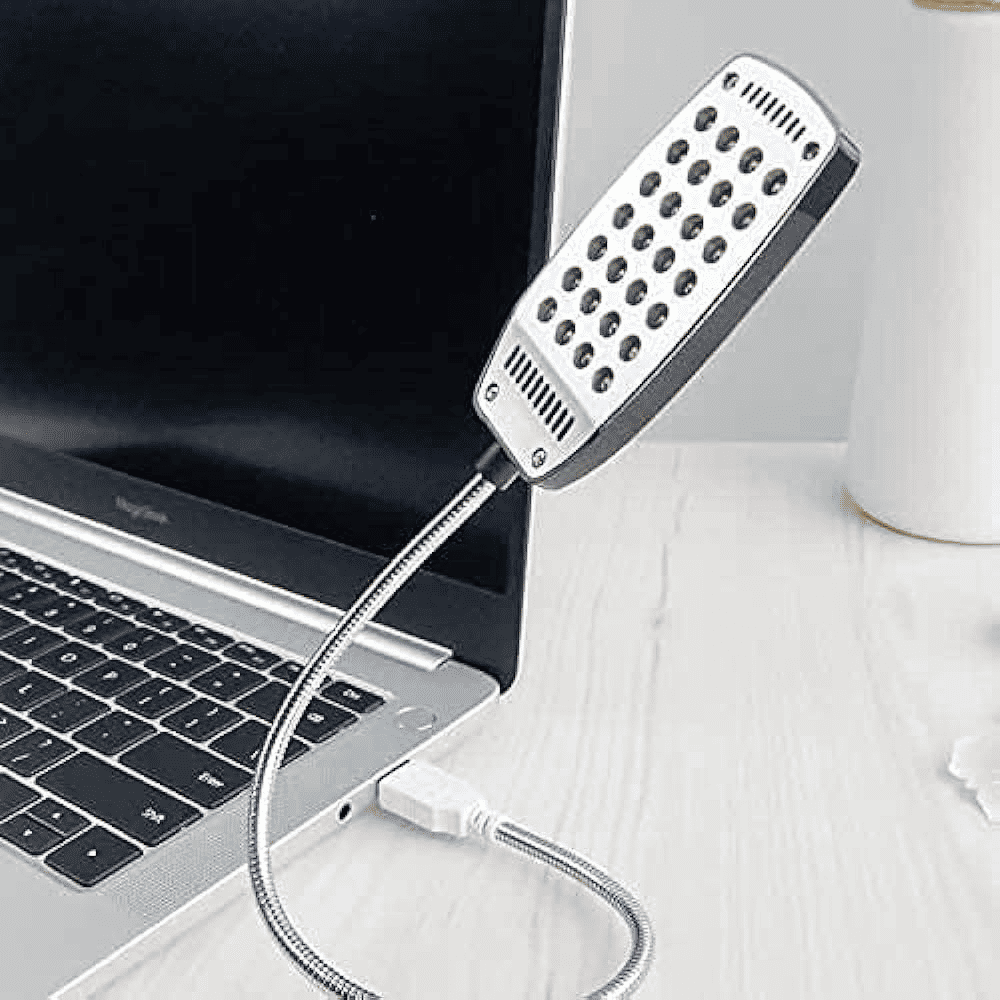 28 LED Flexible Reading Desk Lamp USB Powered Book Light