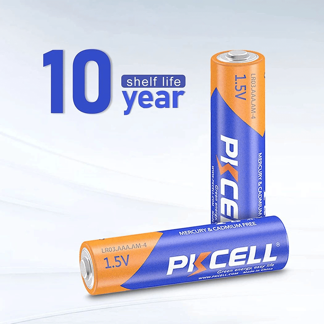 PKCell AAA 1.5V High-Performance Alkaline Batteries