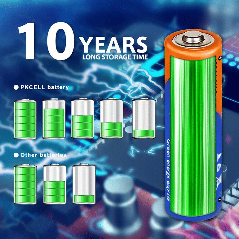 PKCell AA Alkaline Batteries 1.5V LR6 Pack