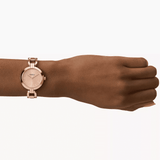 Fossil Kerrigan Women's Watch Three-Hand Rose Gold-Tone Stainless Steel
