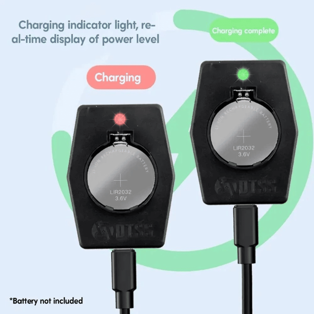 Portable Mini Button Cell Battery Charger Type-C 3.6V USB
