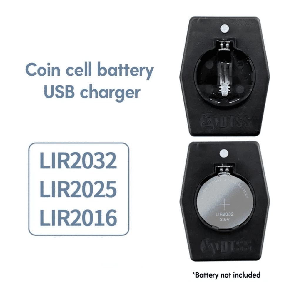 Portable Mini Button Cell Battery Charger Type-C 3.6V USB
