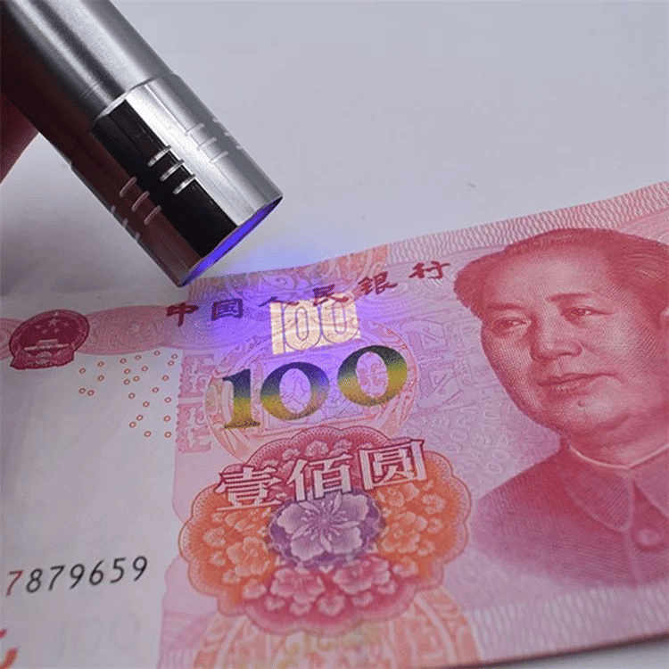 Generic 9 LED UV Flashlight Portable Money Detector Torch
