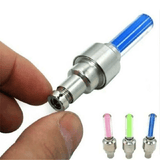 4PCS Bicycle Bike LED Lights Tire Valve Cap Flashlight Auto Car Motorcycle Tire Air Valve Wheel Spokes Light Bike Accessories